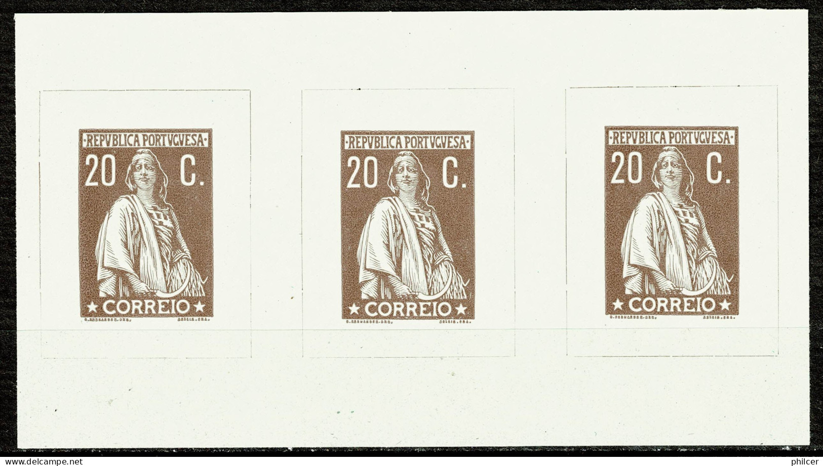 Portugal, 1912, # 217, Prova, MNG - Ungebraucht