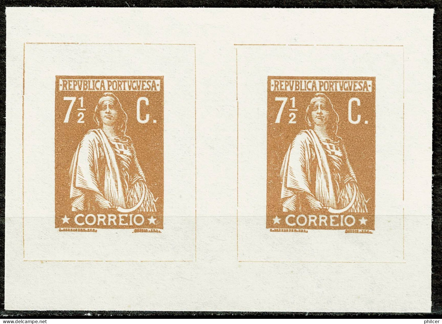 Portugal, 1912, # 213, Prova, MNG - Neufs