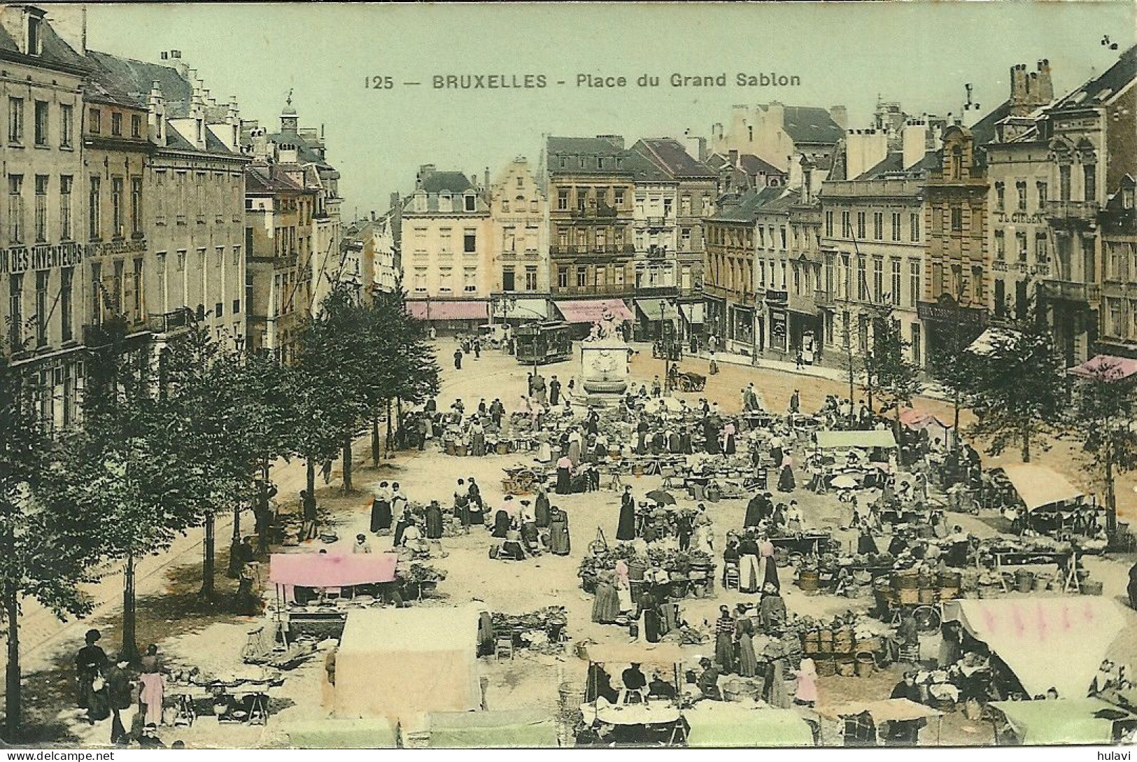 BRUXELLES - PLACE DU GRAND SABLON (ref 2013) - Markten