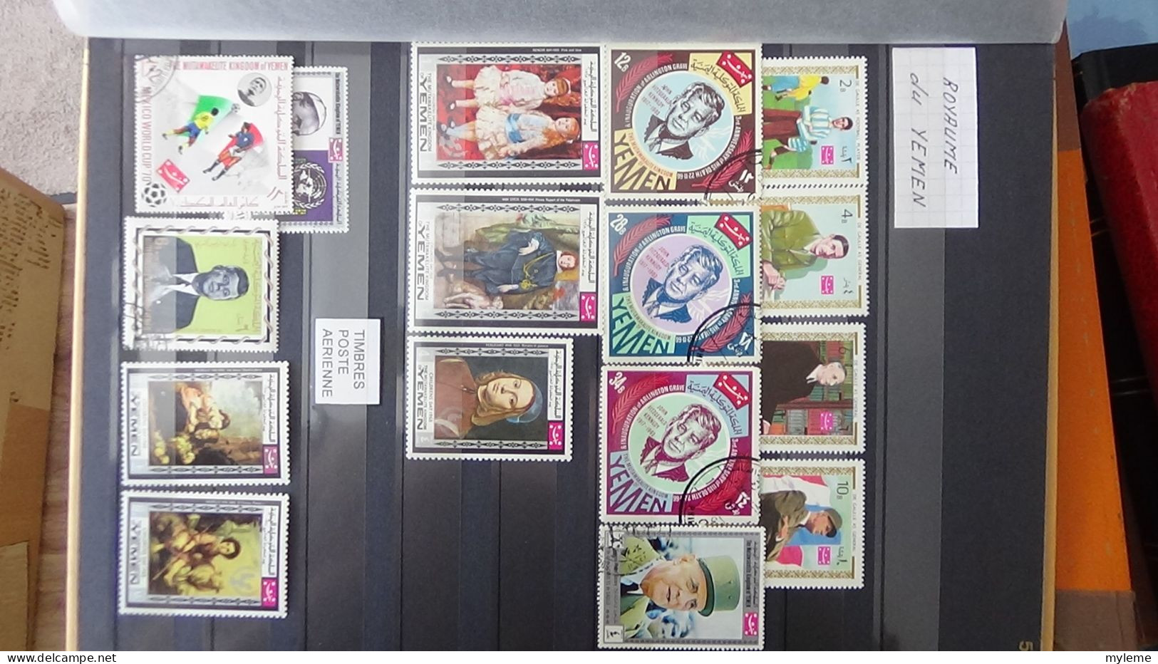 BF34 Ensemble de timbres de divers pays + Orphelin N° 164 à 169 **  Cote 530 euros