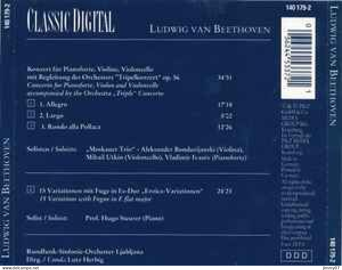 Ludwig Van Beethoven - Tripelkonzert & Eroica Variationen (CD, Album) - Classica