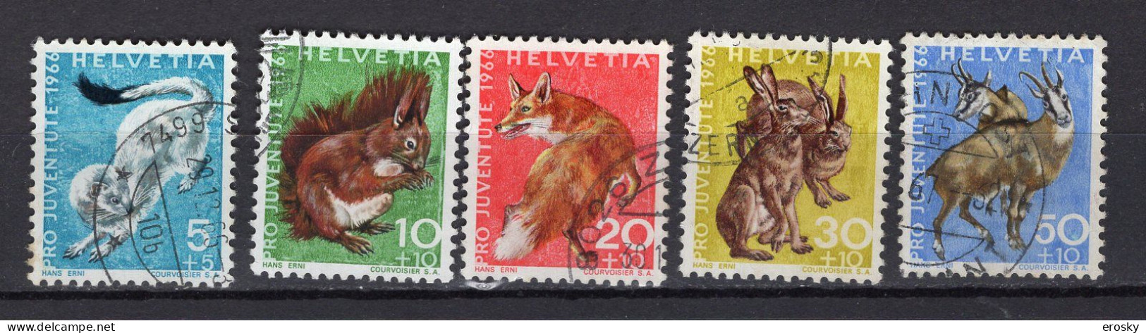 T2994 - SUISSE SWITZERLAND Yv N°778/82 Pro Juventute - Used Stamps