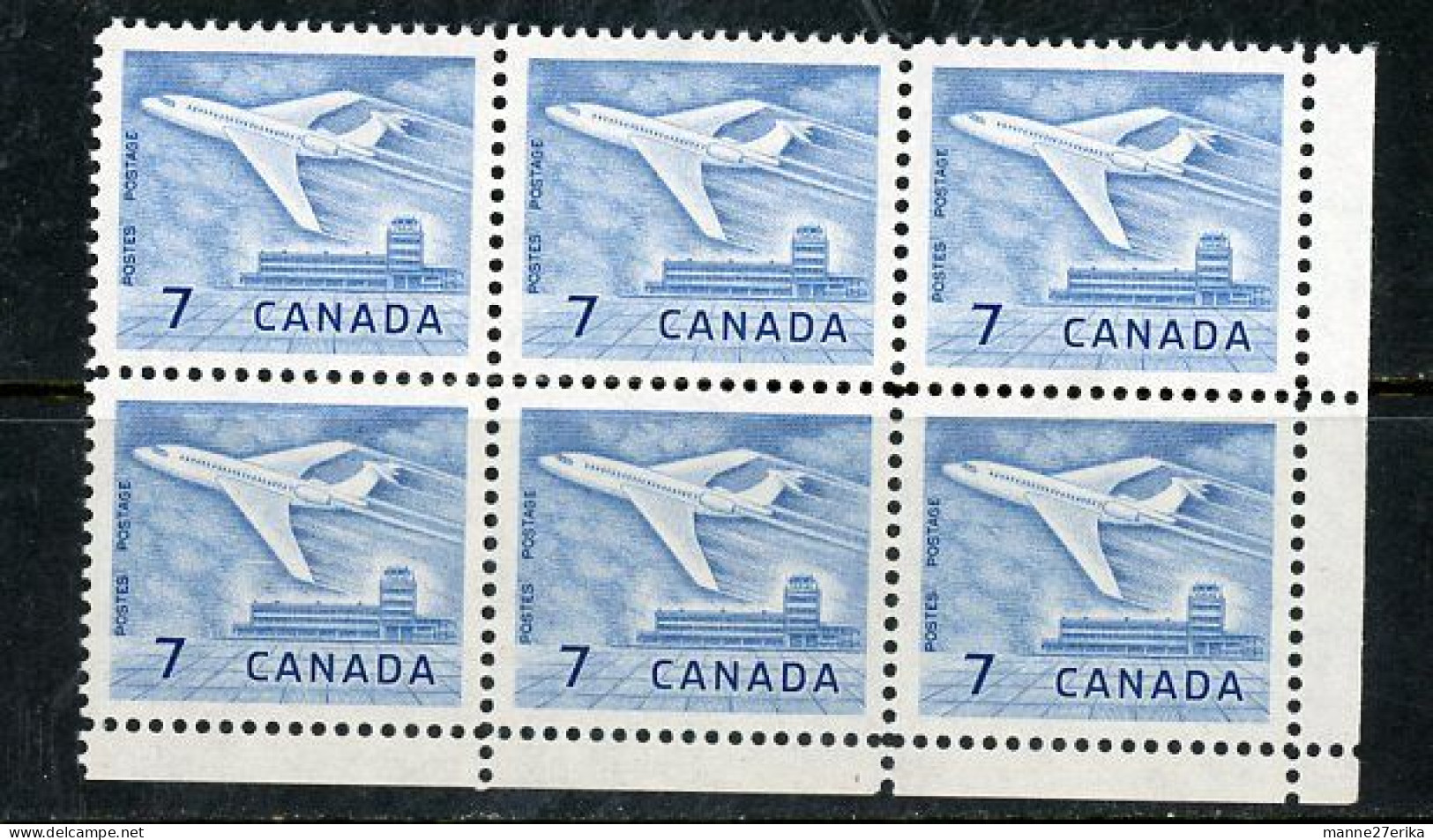 Canada MNH  1963-64  Jet Plane - Unused Stamps