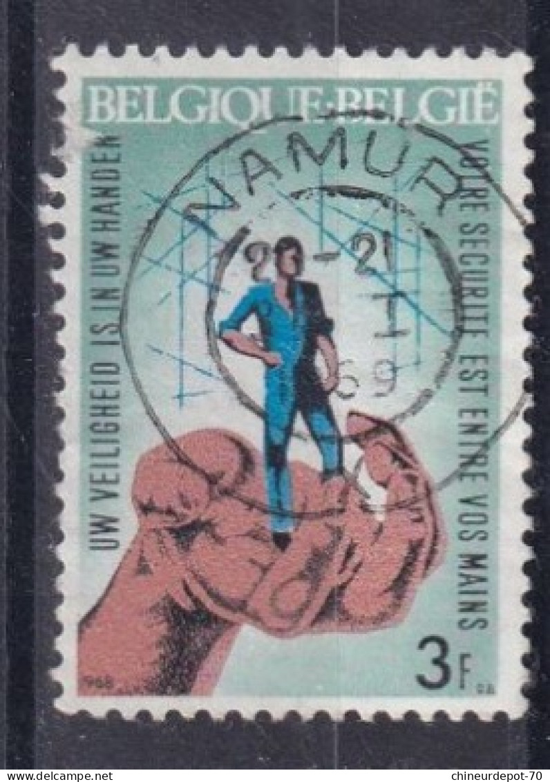 VOTRE SECURITE NAMUR SCHAERBEEK VILVOORDE GEMBLOUX NEUFCHATEAU DAMPREMY LIEGE DEN HAAN S-GRAVENWEZEL - Used Stamps