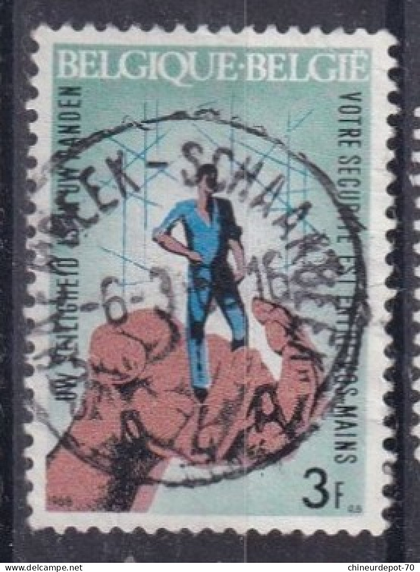 VOTRE SECURITE NAMUR SCHAERBEEK VILVOORDE GEMBLOUX NEUFCHATEAU DAMPREMY LIEGE DEN HAAN S-GRAVENWEZEL - Used Stamps