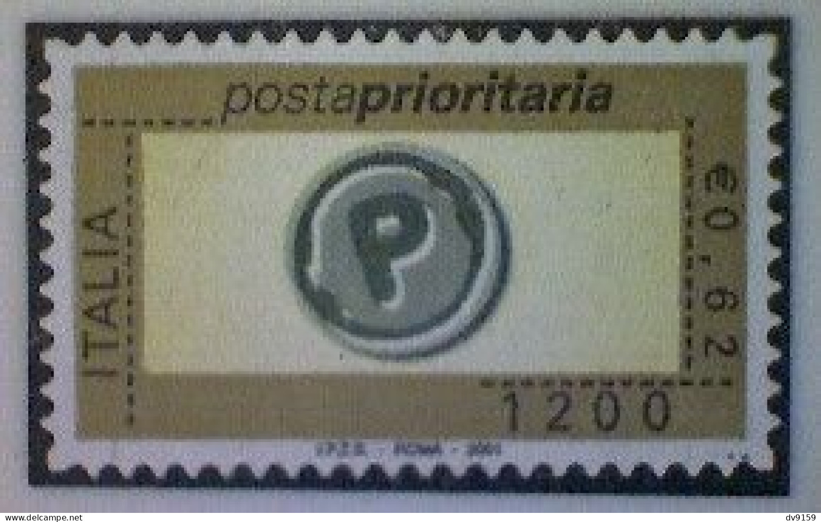 Italy, Scott #2393, Used (o), 2001, Priority Mail, 1.200 Lira, Gold, Yellow, White, Gray, And Black - 2001-10: Usati