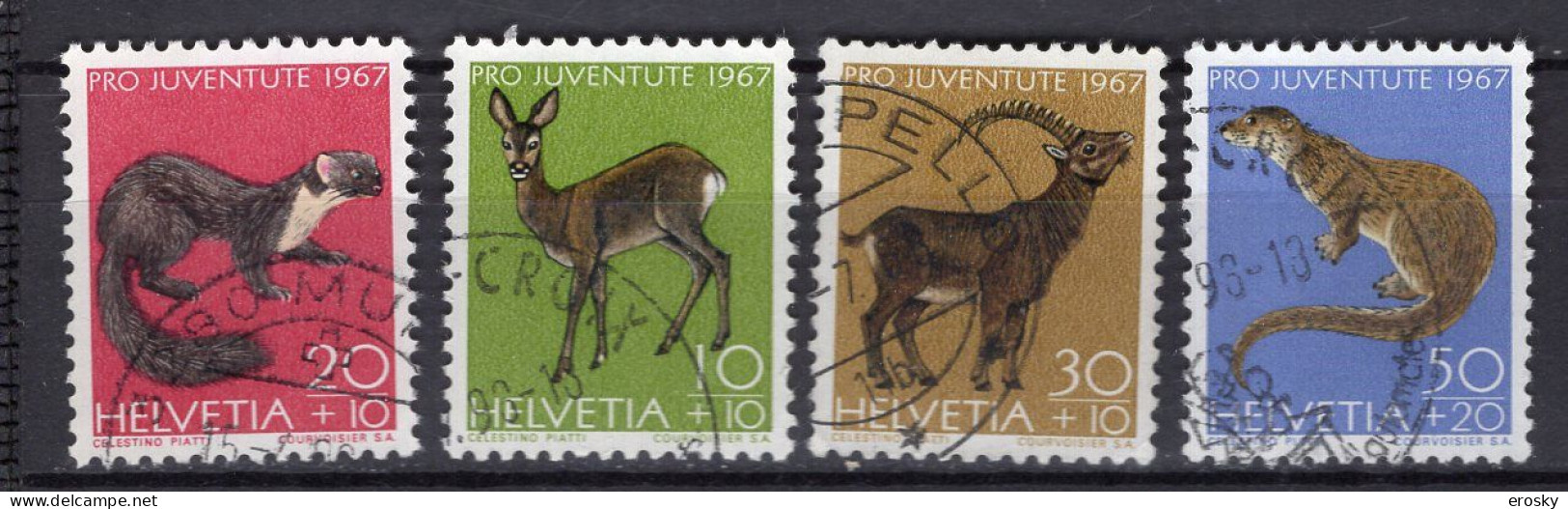 T2999 - SUISSE SWITZERLAND Yv N°799/802 Pro Juventute - Used Stamps