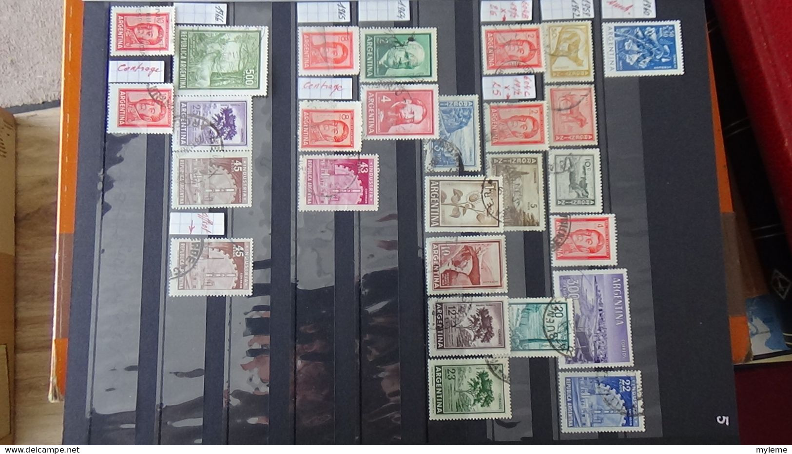 BF35 Ensemble de timbres de divers pays + France N° 252 + 256 **  Cote 420 euros