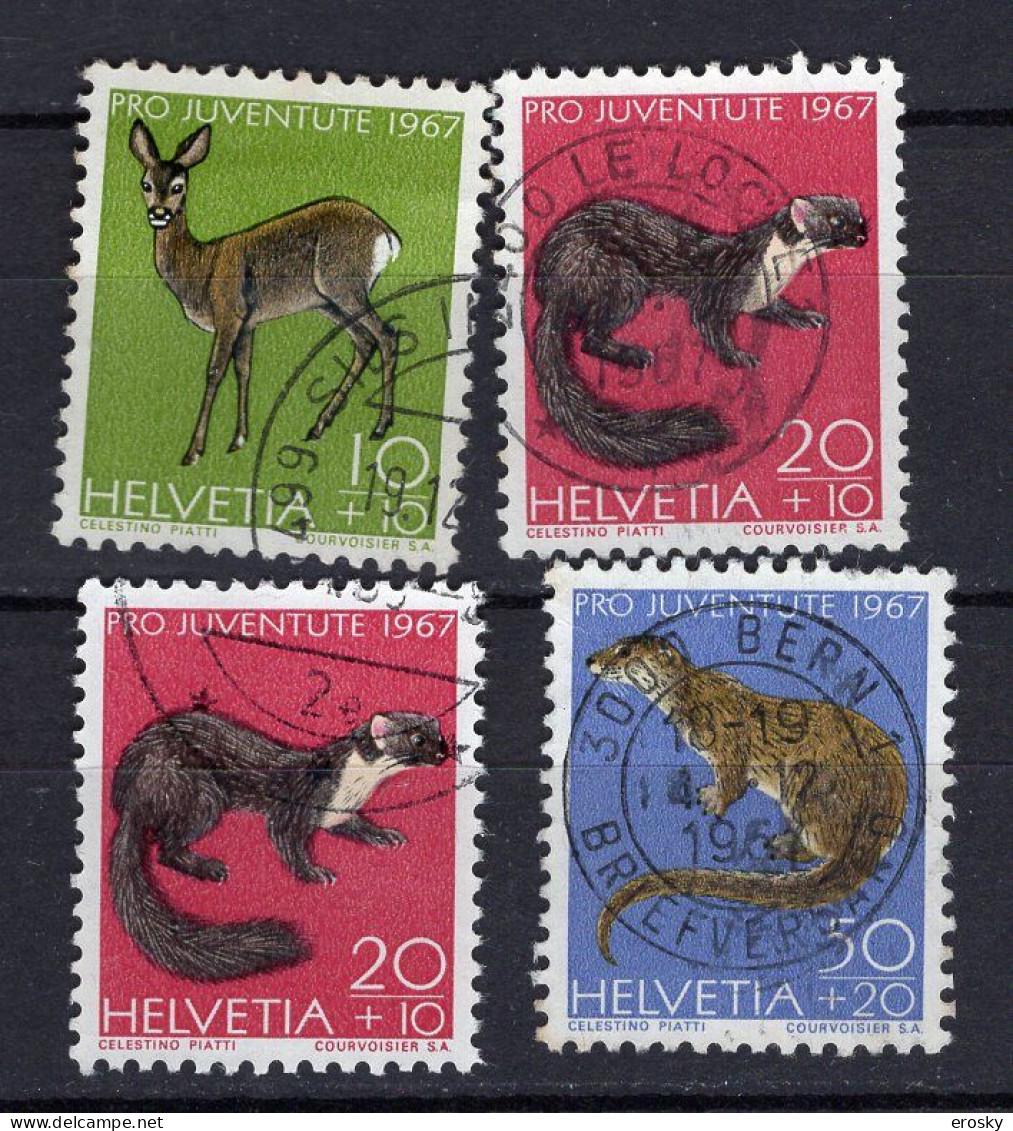 T3000 - SUISSE SWITZERLAND Yv N°799/802 Pro Juventute - Used Stamps