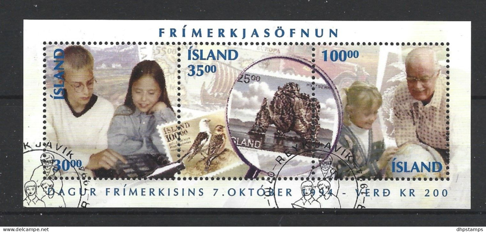 Iceland 1994 Stamp Day Y.T. BF 17 (0) - Blocchi & Foglietti