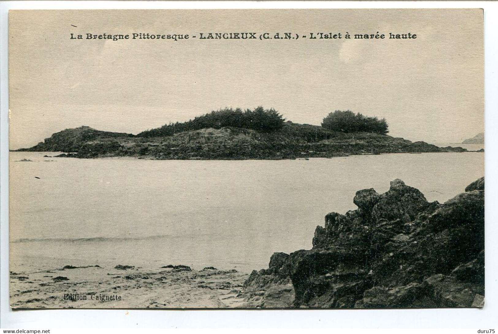 CPA Non écrite * LANCIEUX L'Islet à Marée Haute * Edition Gaignette - Lancieux