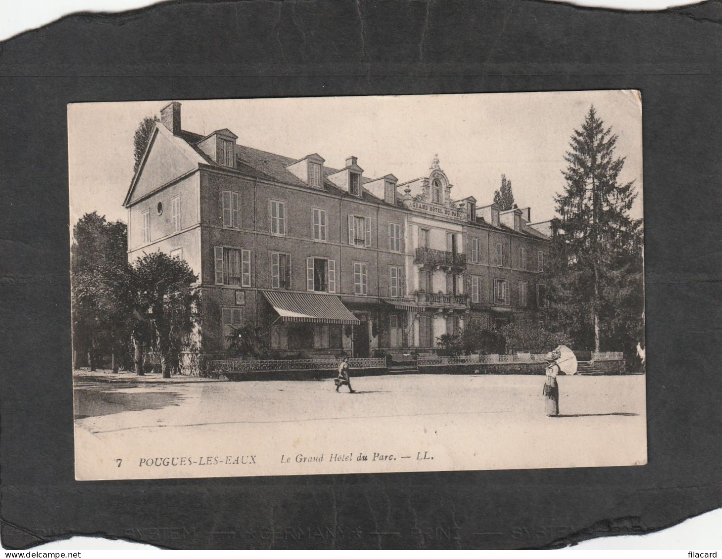 128430          Francia,    Pougues-les-Eaux,   Le  Grand   Hotel  Du  Parc,    NV(scritta) - Pougues Les Eaux