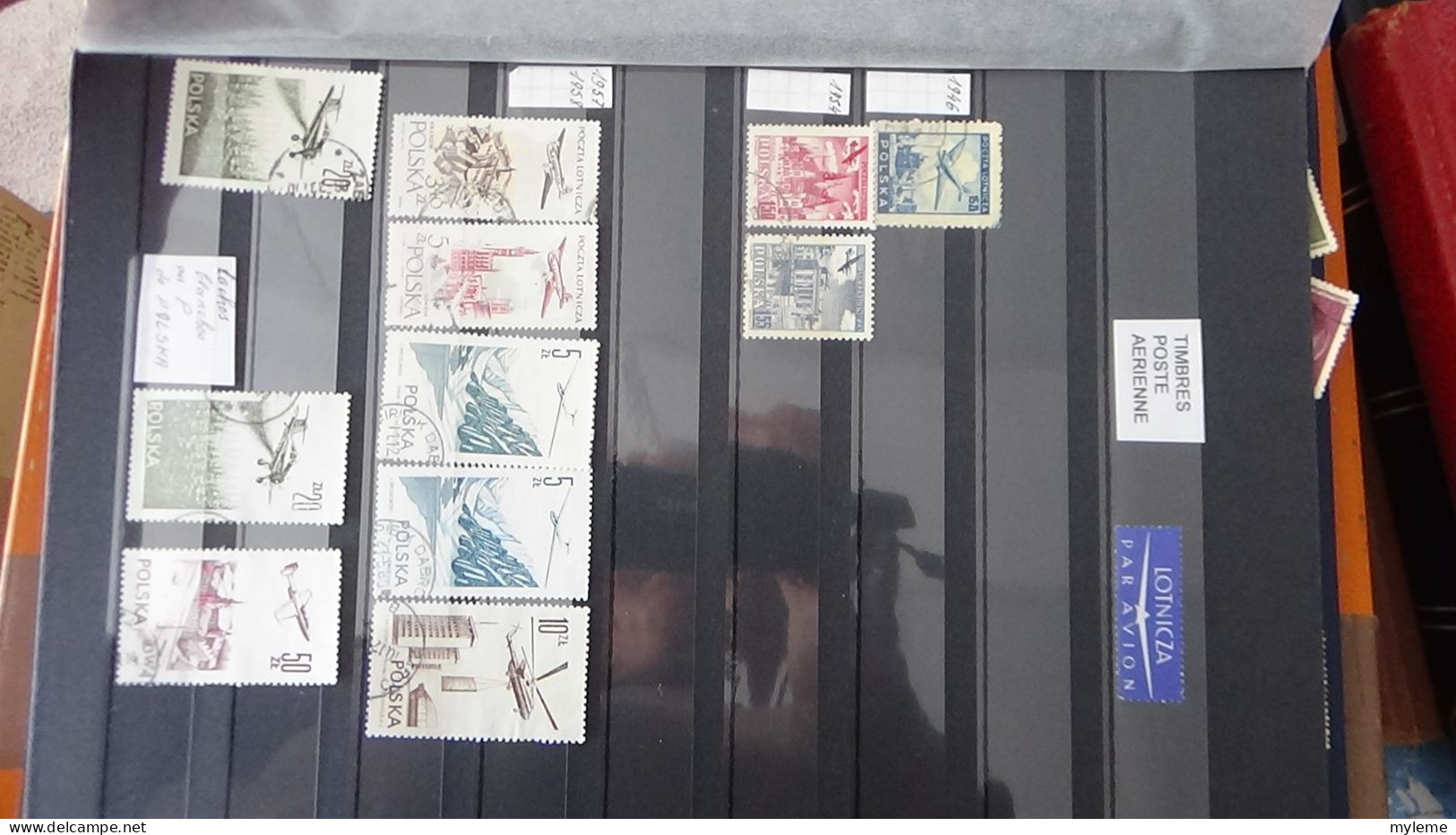 BF36 Ensemble de timbres de divers pays + France N° 182 ** Surcharge garantie authentique  Cote 980 euros