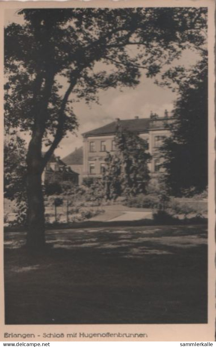 54174 - Erlangen - Schloss Mit Hugenottenbrunnen - 1937 - Erlangen