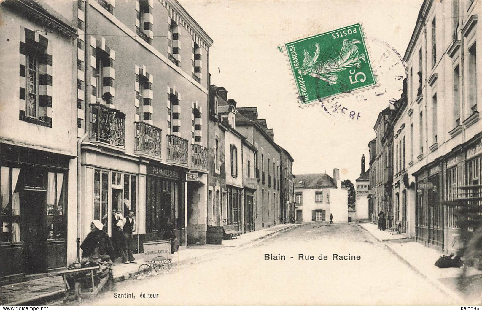 Blain * Rue De Racine * Pharmacie * Commerces Magasins - Blain