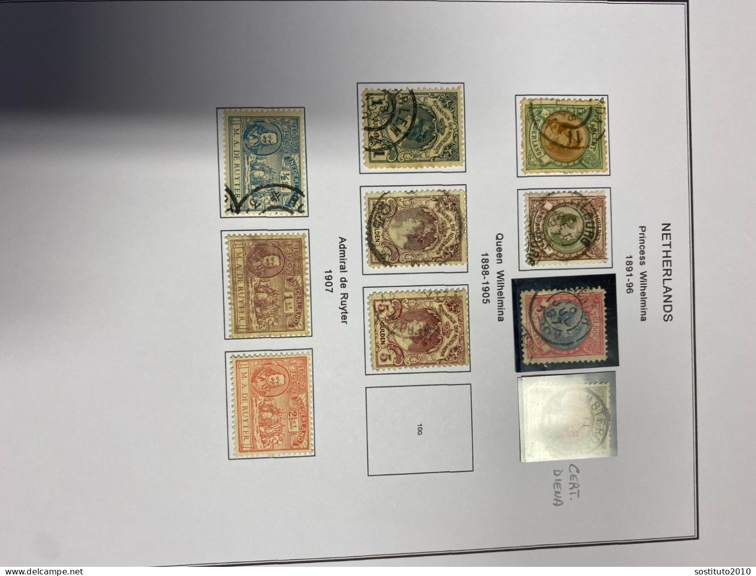 OLANDA - PAYS BASS Collezione 1852/1940 - Sammlungen