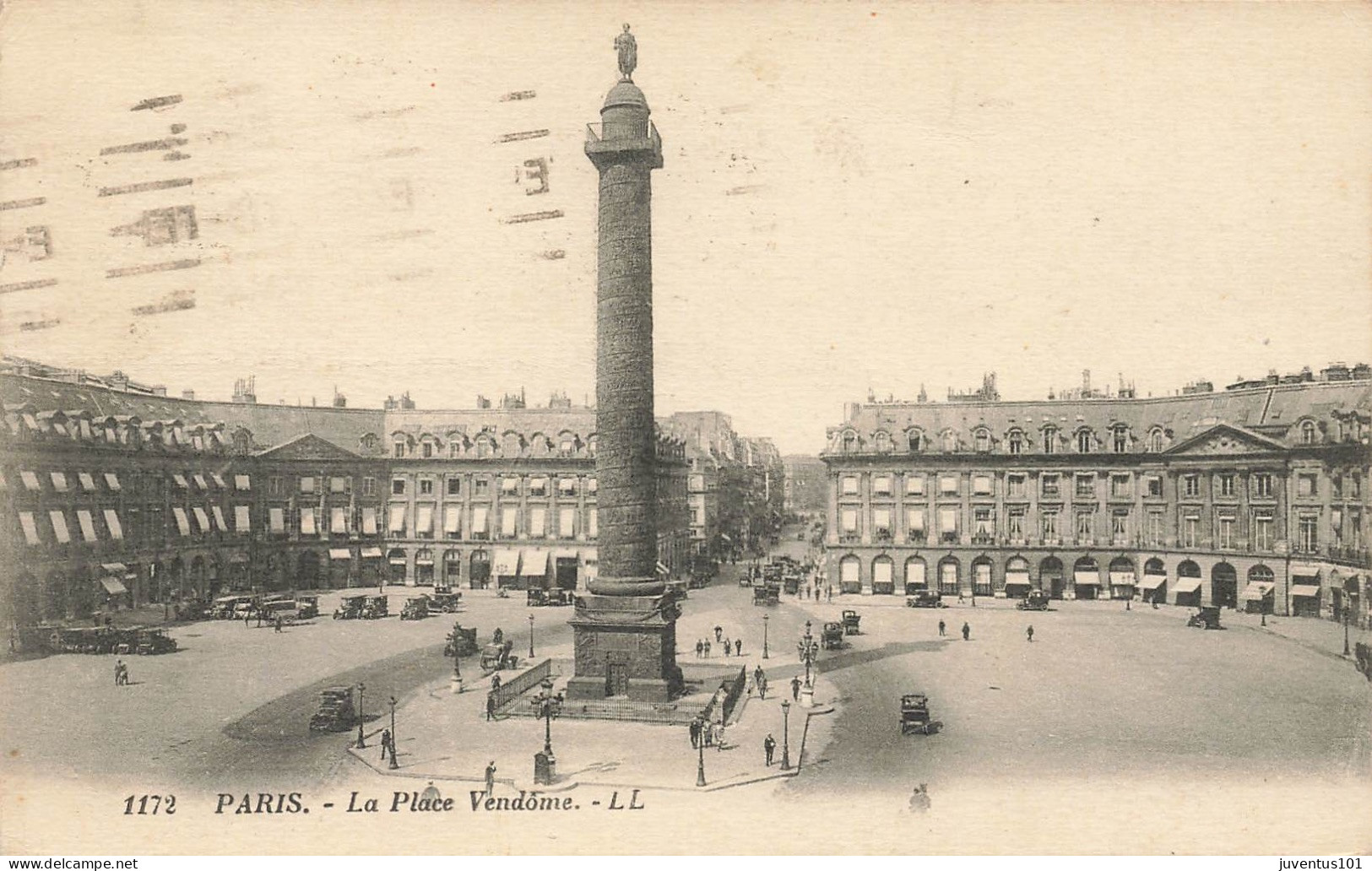 CPA Paris-La Place Vendôme-1172-Timbre     L2852 - Places, Squares