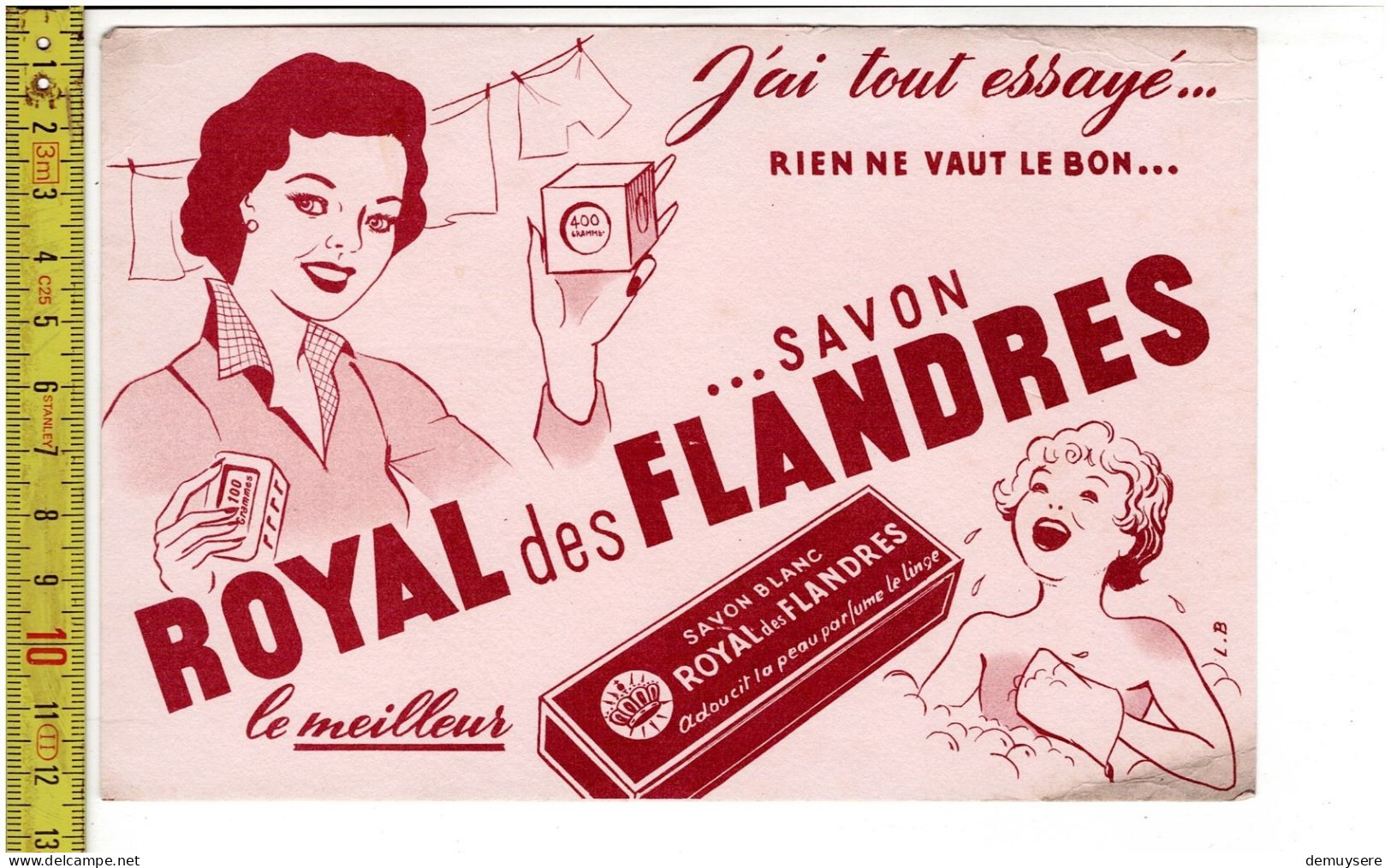 SOLDE 2007 - SAVON ROYAL DES FLANDRES - Werbung