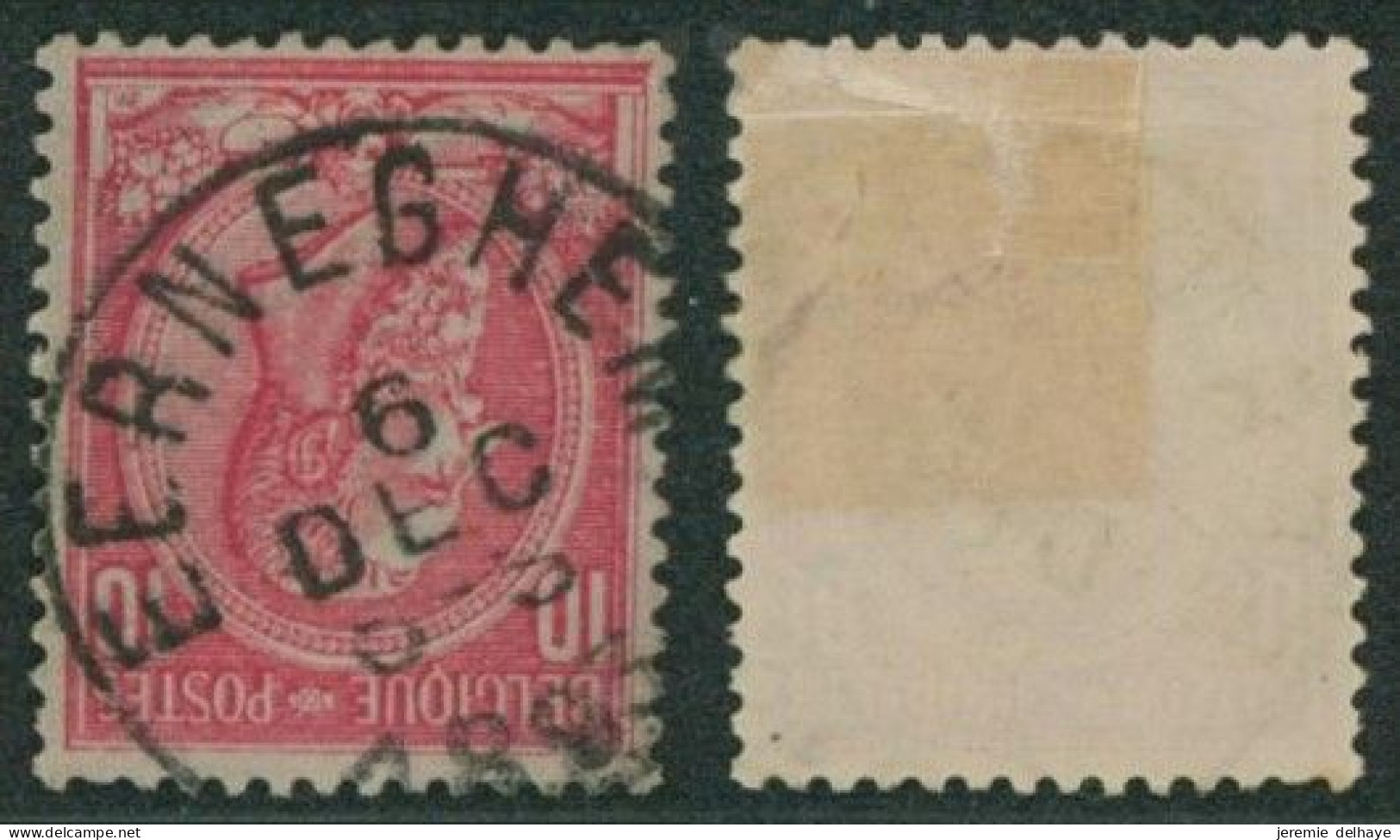 émission 1884 - N°46 Obl Simple Cercle "Eerneghem". // (AD) - 1884-1891 Leopold II