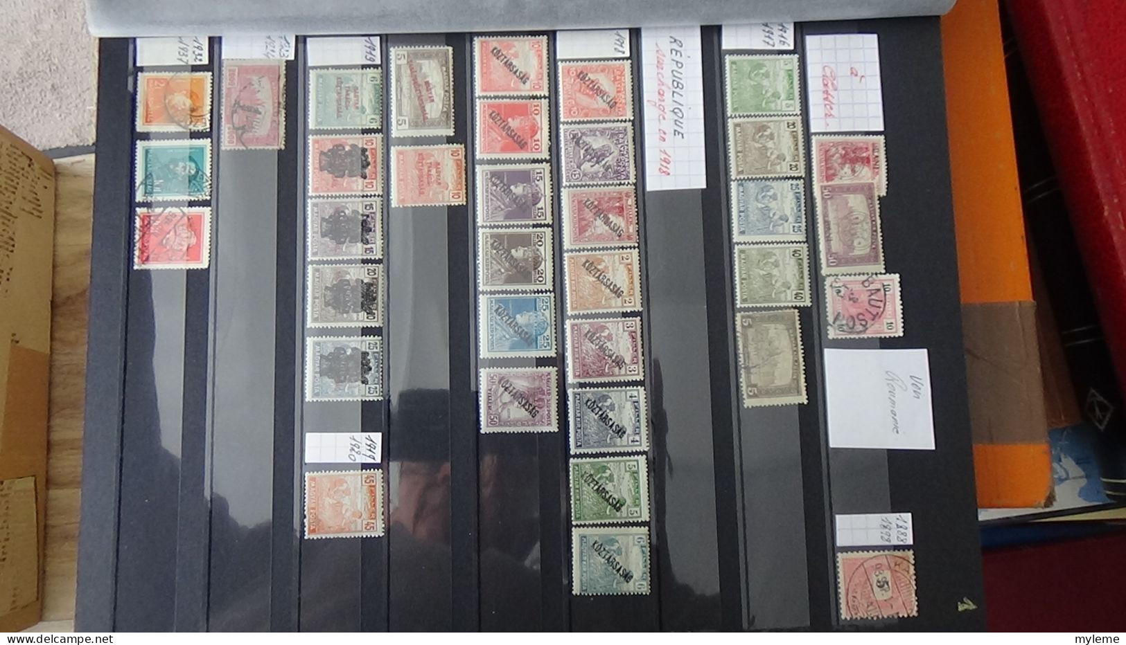 BF37 Ensemble De Timbres De Divers Pays + France N° 206 + 207 **  Cote 430 Euros - Verzamelingen (in Albums)