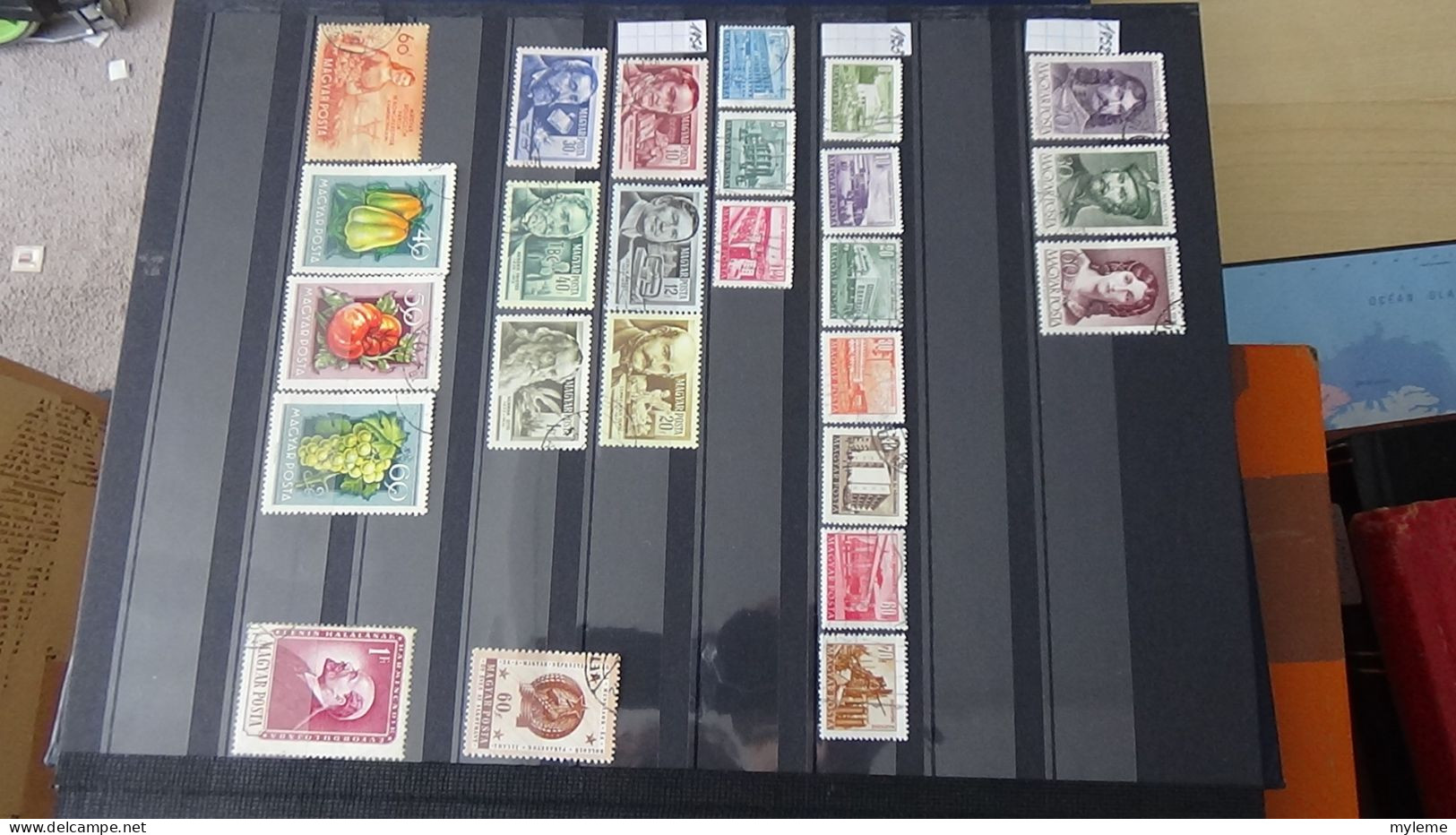 BF37 Ensemble de timbres de divers pays + France N° 206 + 207 **  Cote 430 euros