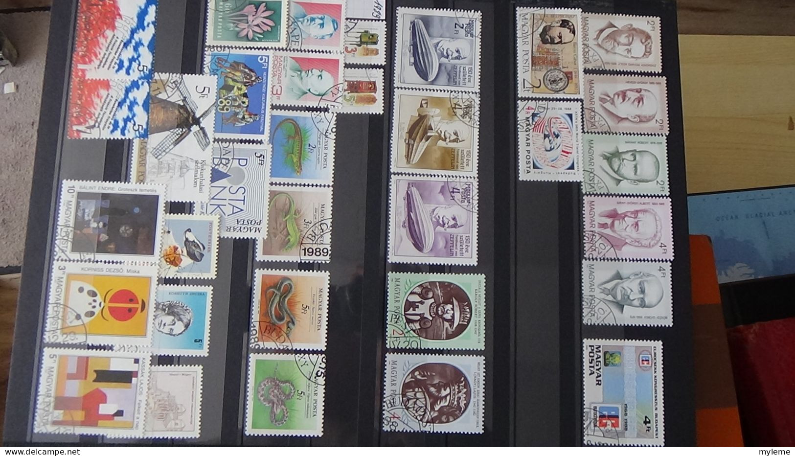 BF37 Ensemble de timbres de divers pays + France N° 206 + 207 **  Cote 430 euros