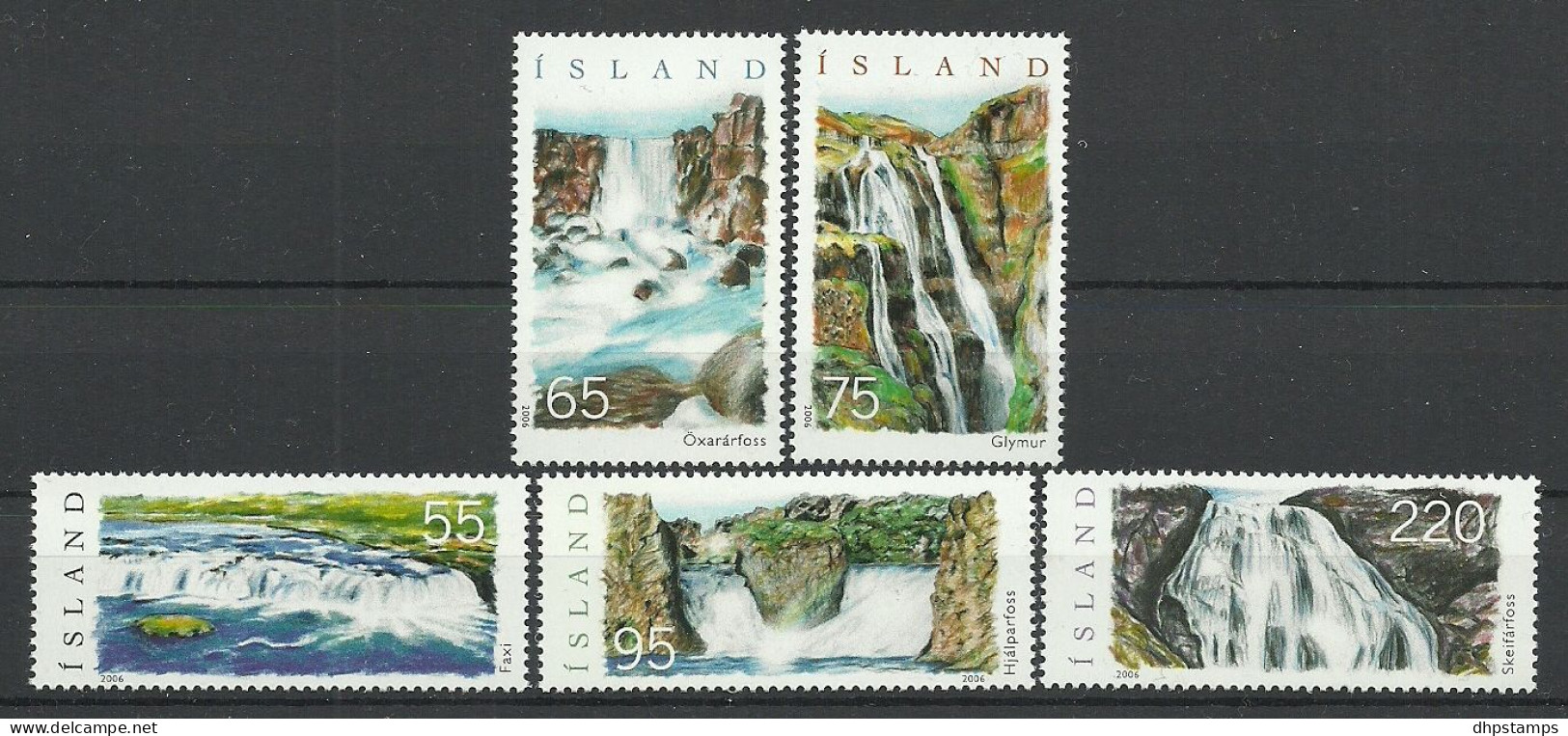 Iceland 2006 Waterfalls Y.T. 1060/1064  ** - Ungebraucht