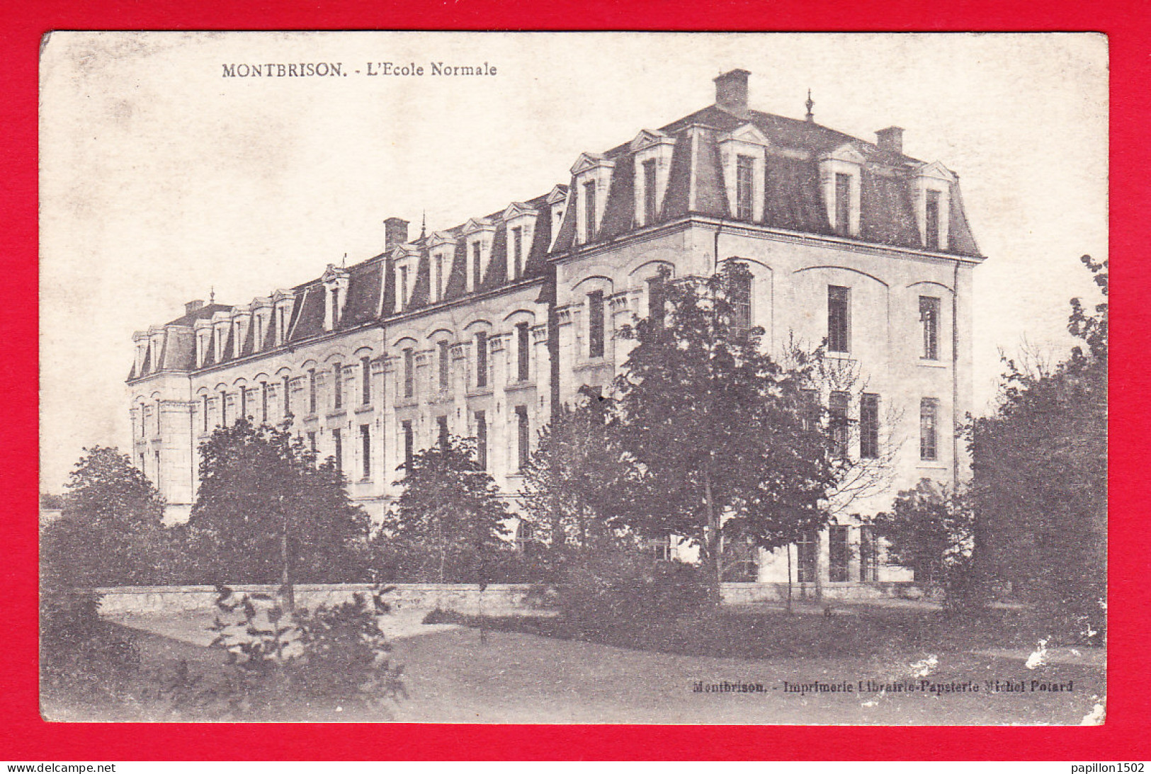 F-42-Montbrison-01P53 L'école Normale, Cpa - Montbrison