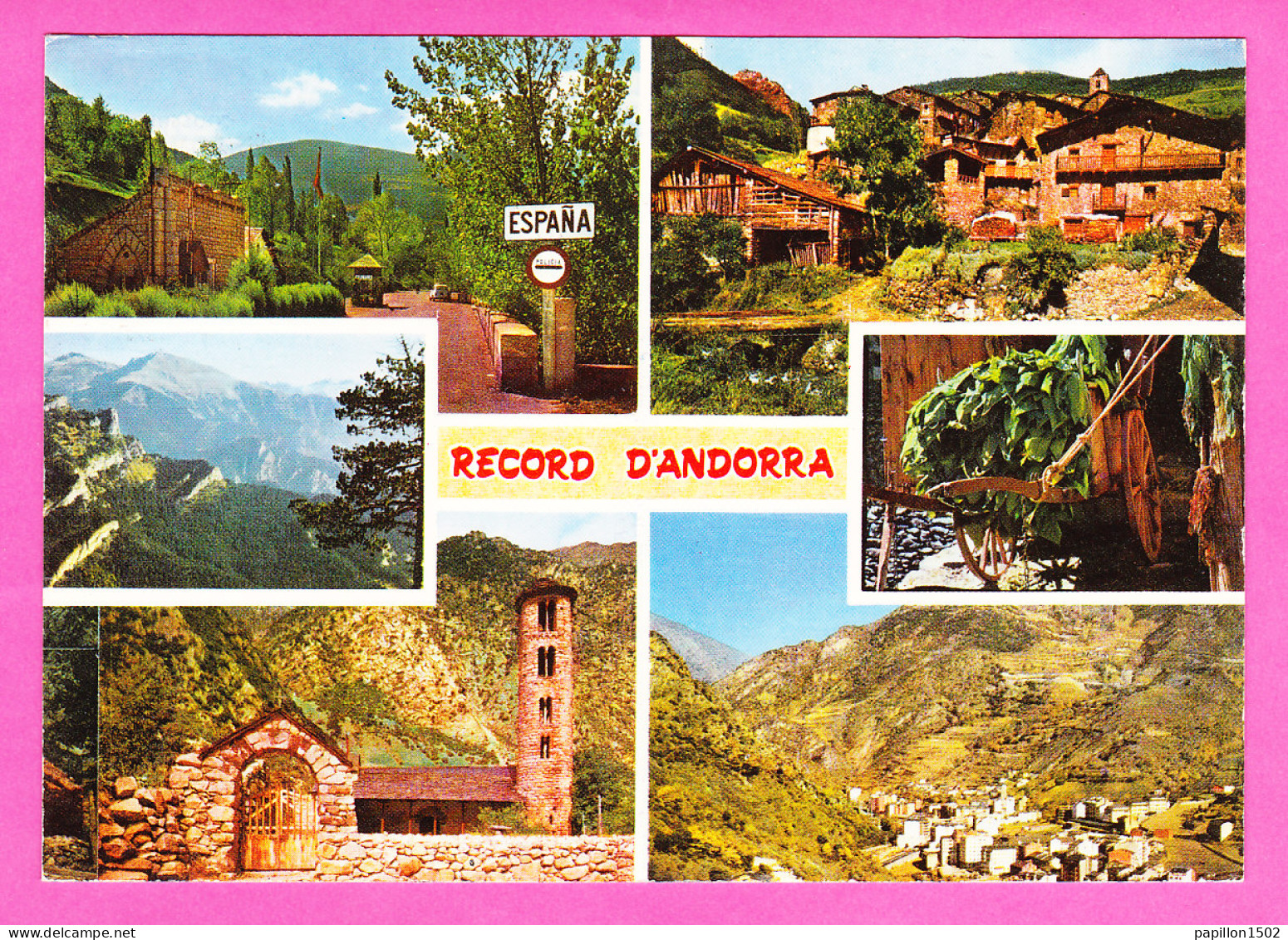 E-Andorre-88P53 ST JULIA DE LORIA, Multivues, La Frontière, BE - Andorra