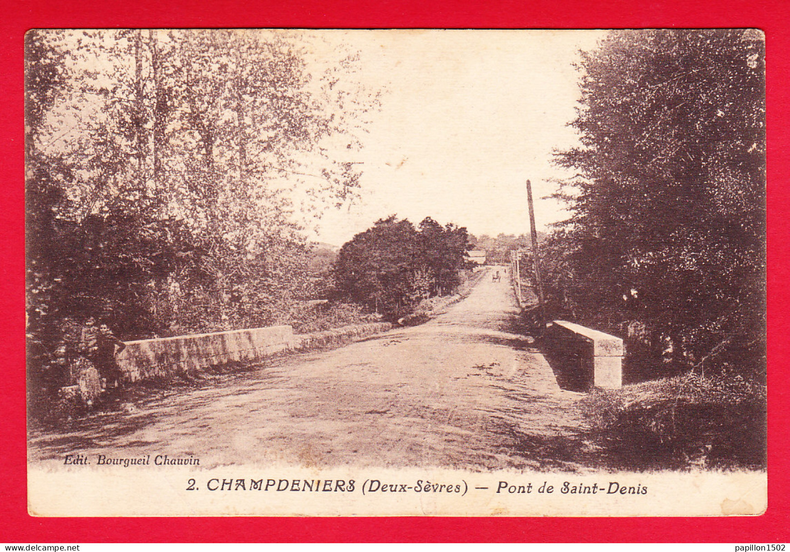 F-79-Champdeniers-01P54 Le Pont De Saint Denis, Cpa BE - Champdeniers Saint Denis