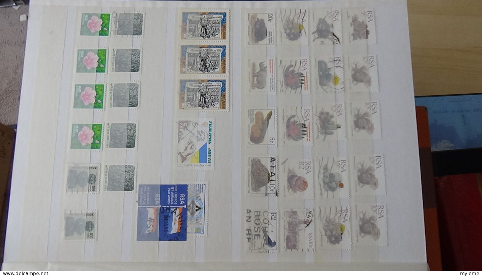 BF39 Ensemble de timbres de divers pays + France N° 246 à 251 **  Cote 305 euros