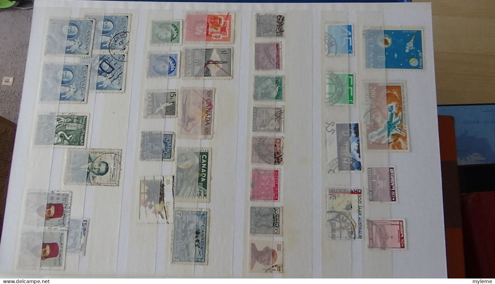 BF39 Ensemble de timbres de divers pays + France N° 246 à 251 **  Cote 305 euros