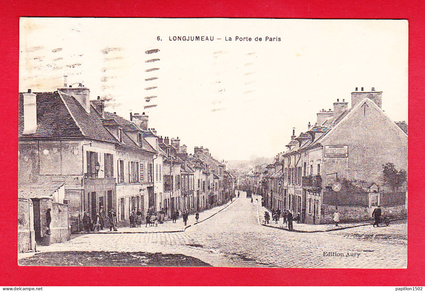 F-91-Longjumeau-05P214  La Porte De Paris, Cpa  - Longjumeau