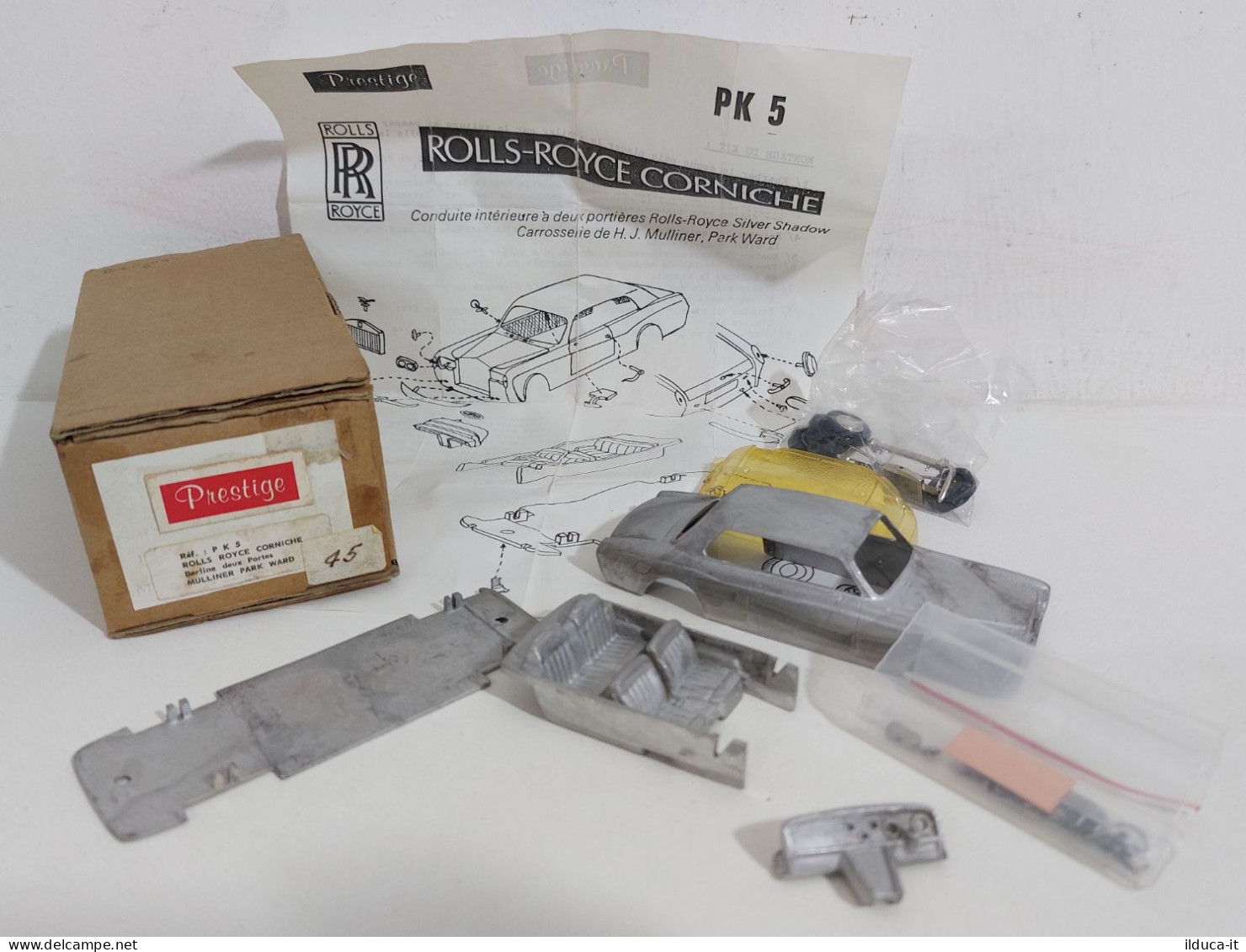 54240 KIT PRESTIGE 1/43 N. PK5 - Rolls Royce Corniche Berlina - Mulliner Park - Altri & Non Classificati