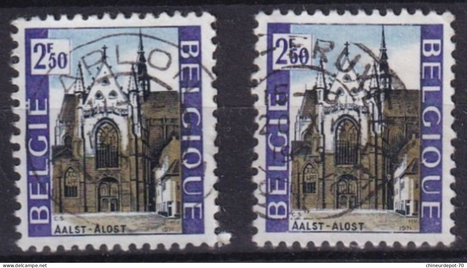 AALST ALOST CACHET NEUFCHATEAU YVOIR ARLON BRUXELLES NAMUR BASTOGNE - Gebraucht