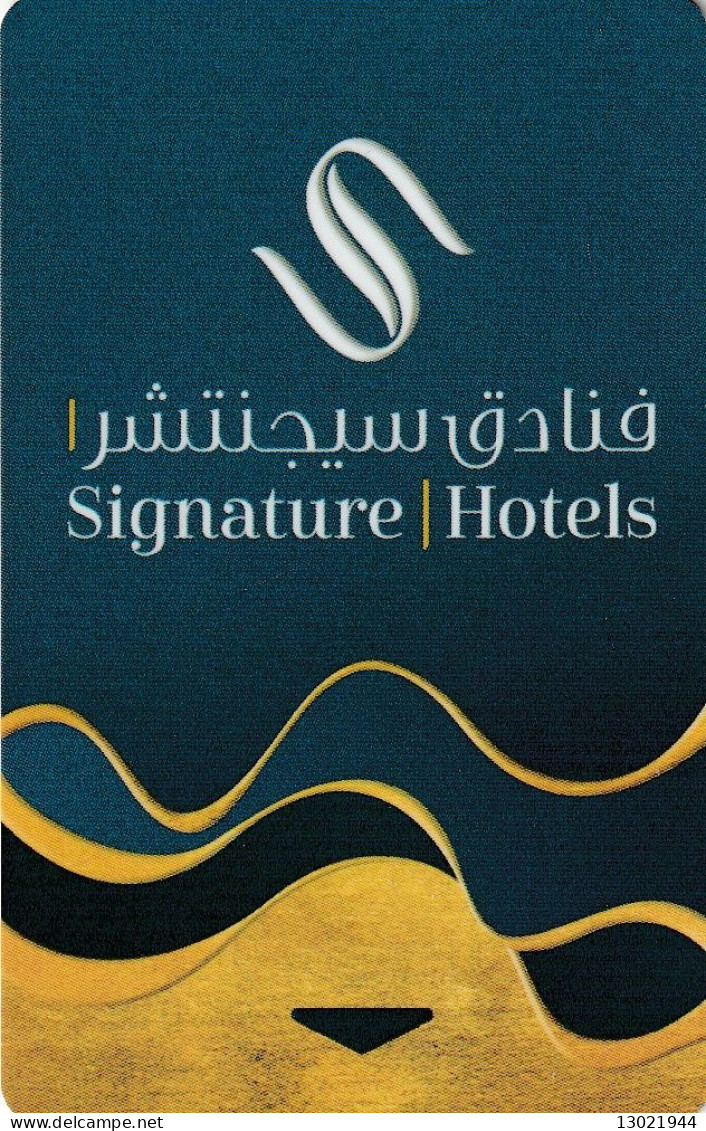 EMIRATI ARABI  KEY HOTEL   Signature Hotel Dubai - Hotelkarten