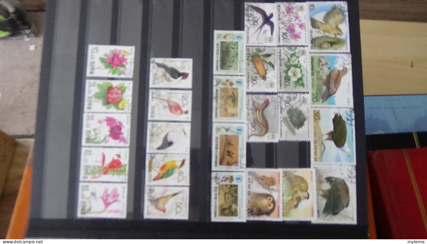 BF40 Ensemble de timbres de divers pays + France N° 257A ** surcharge garantie authentique Cote 1650 euros