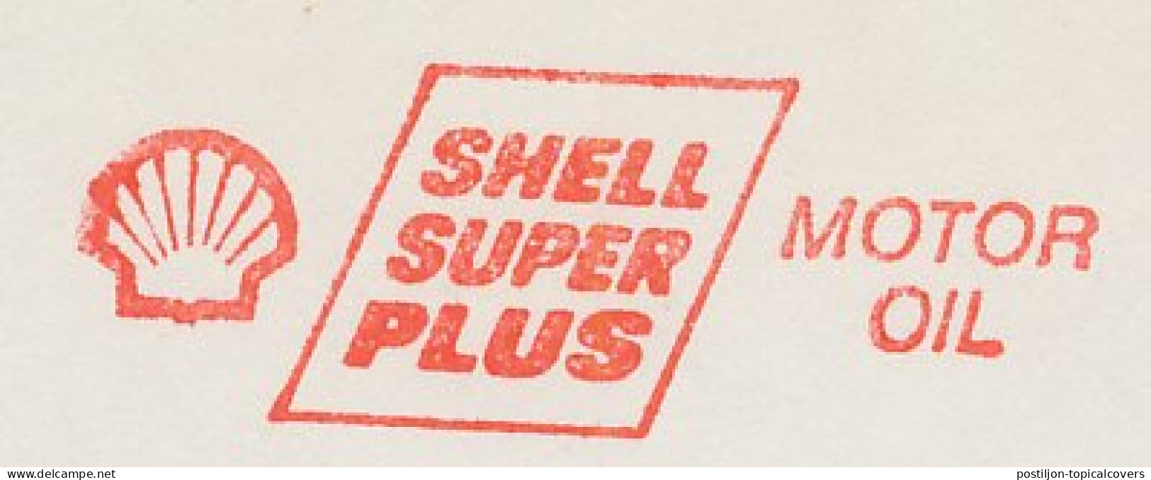 Meter Cut Belgium 1983 Shell - Motor Oil - Otros & Sin Clasificación