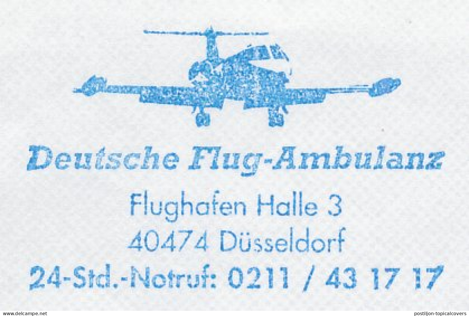 Meter Cut Germany 2007 Flying Ambulance - Airplane - Other & Unclassified