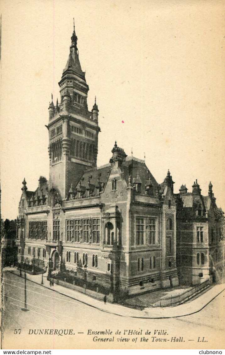 CPA - DUNKERQUE - HOTEL DE VILLE - Dunkerque