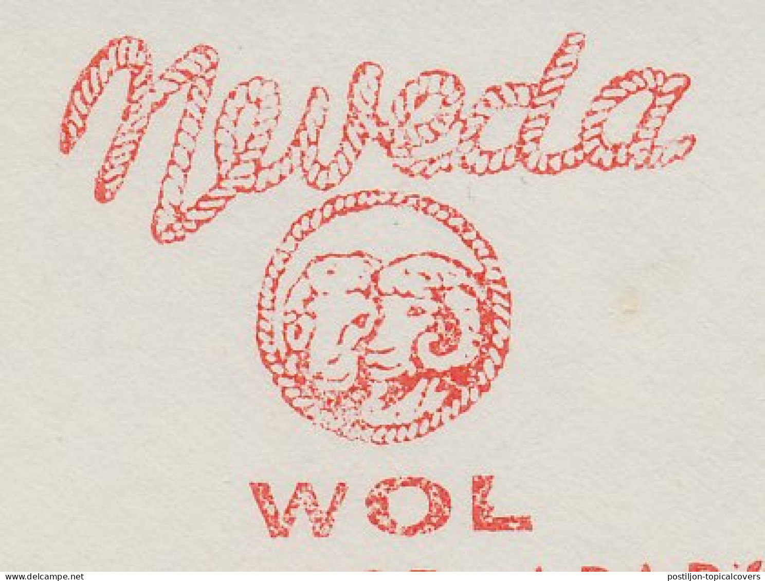 Meter Cut Netherlands 1961 Sheep - Wool - Boerderij