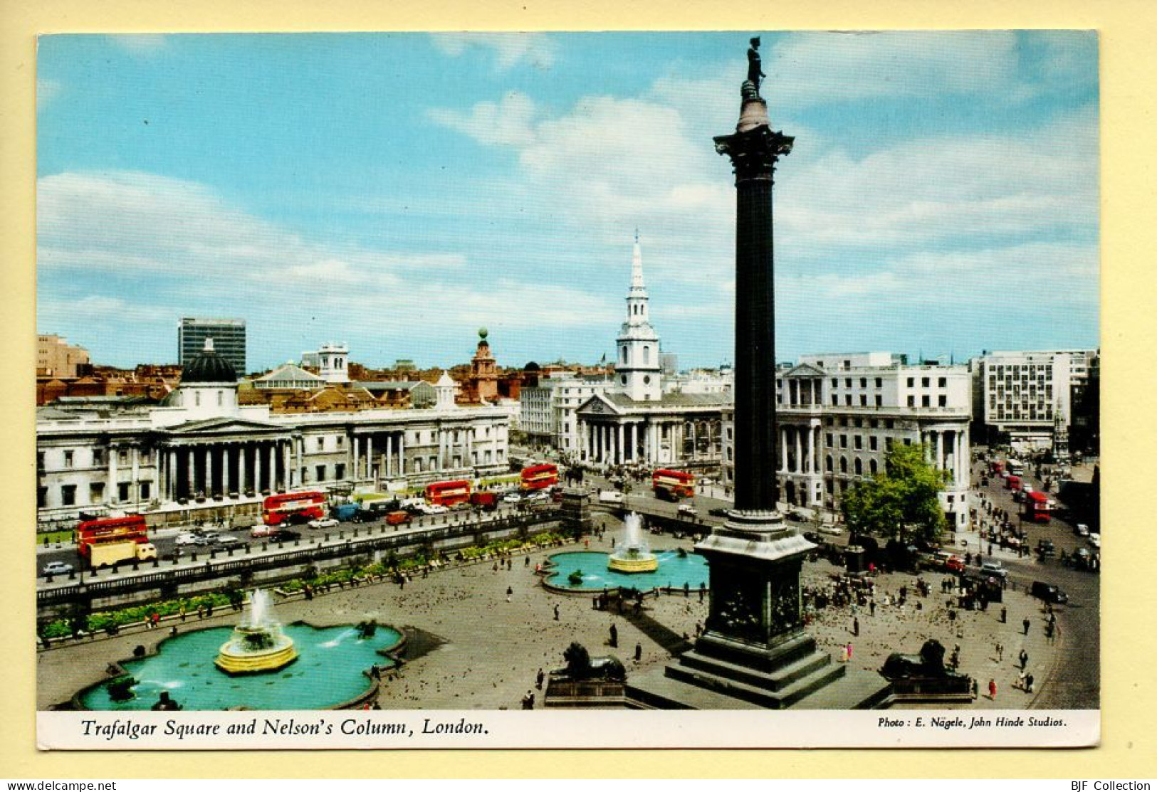 Angleterre : LONDRES – Trafalgar Square And Nelson's Column (animée) (voir Scan Recto/verso) - Trafalgar Square