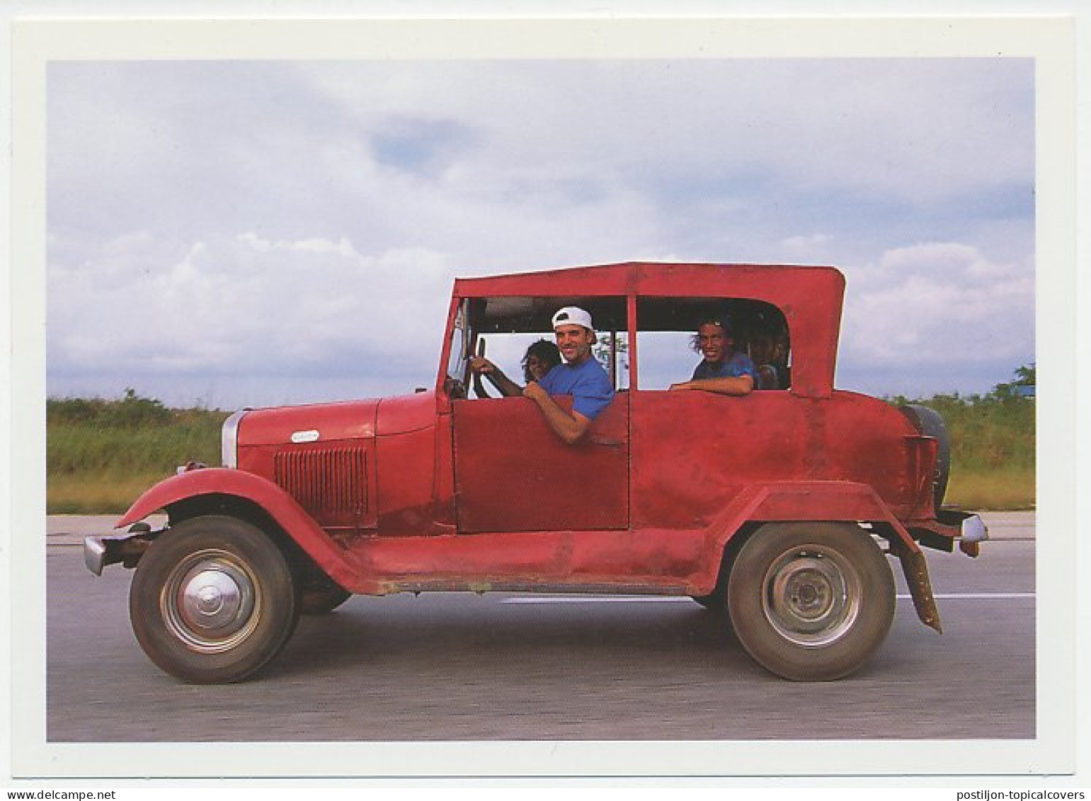 Postal Stationery Cuba Car - Ford - Coches