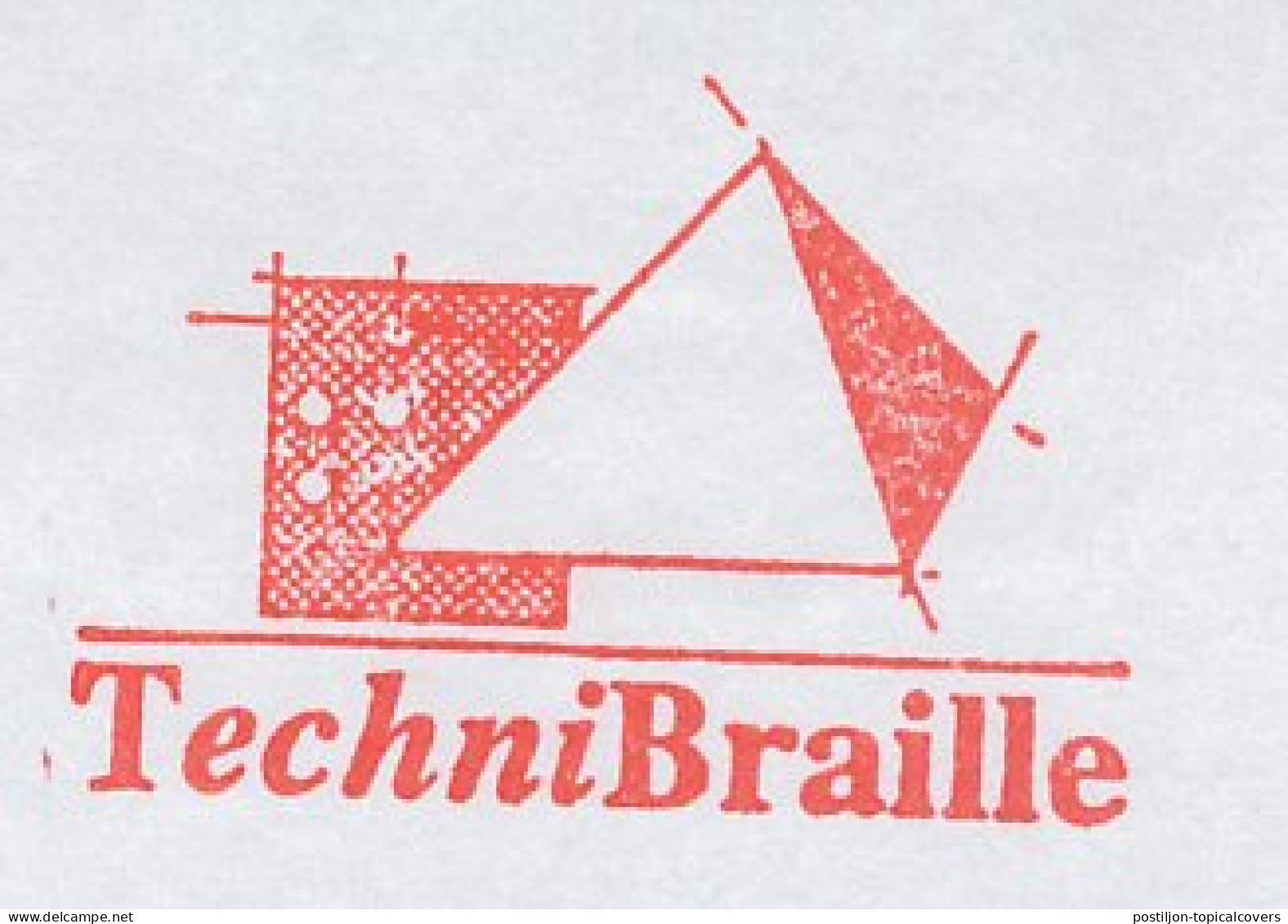 Meter Cover France 2002 Techni Braille - Pyramid - Handicap