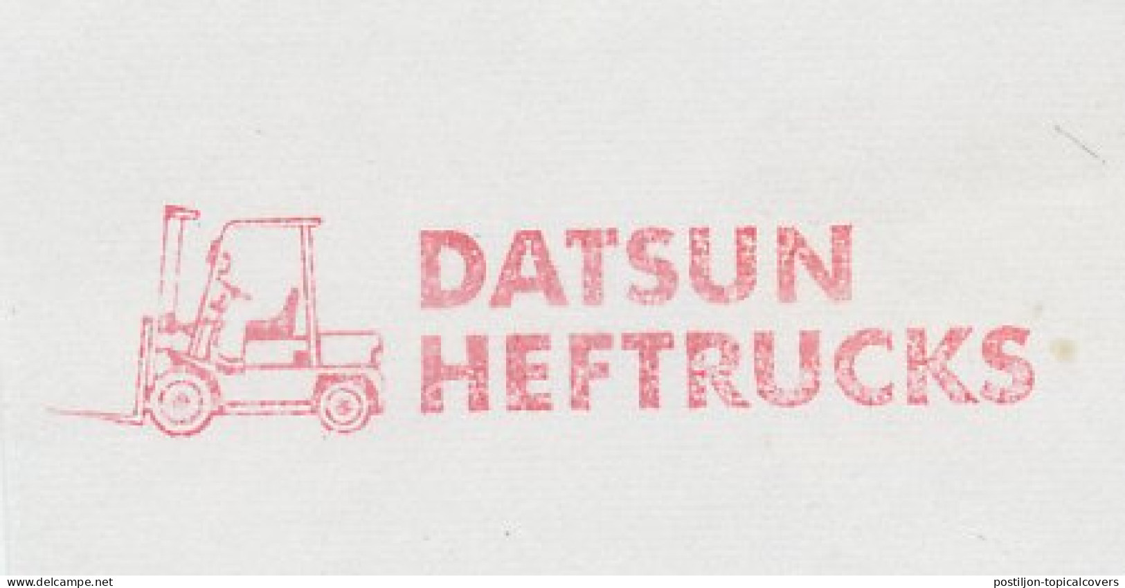 Meter Cut Netherlands 1985 Forklift Truck - Datsun - Otros & Sin Clasificación