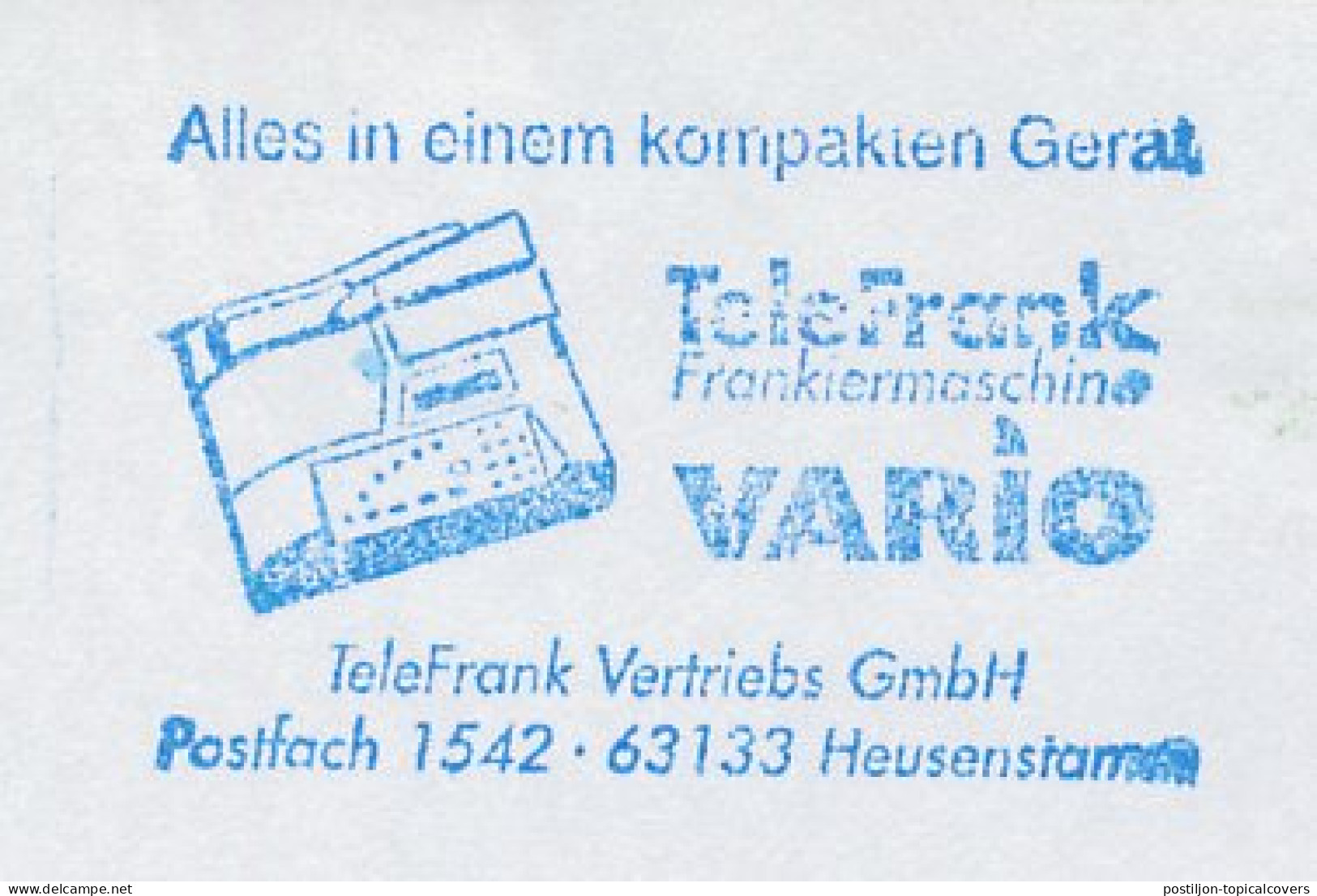 Meter Cut Germany 2008 TeleFrank - Timbres De Distributeurs [ATM]