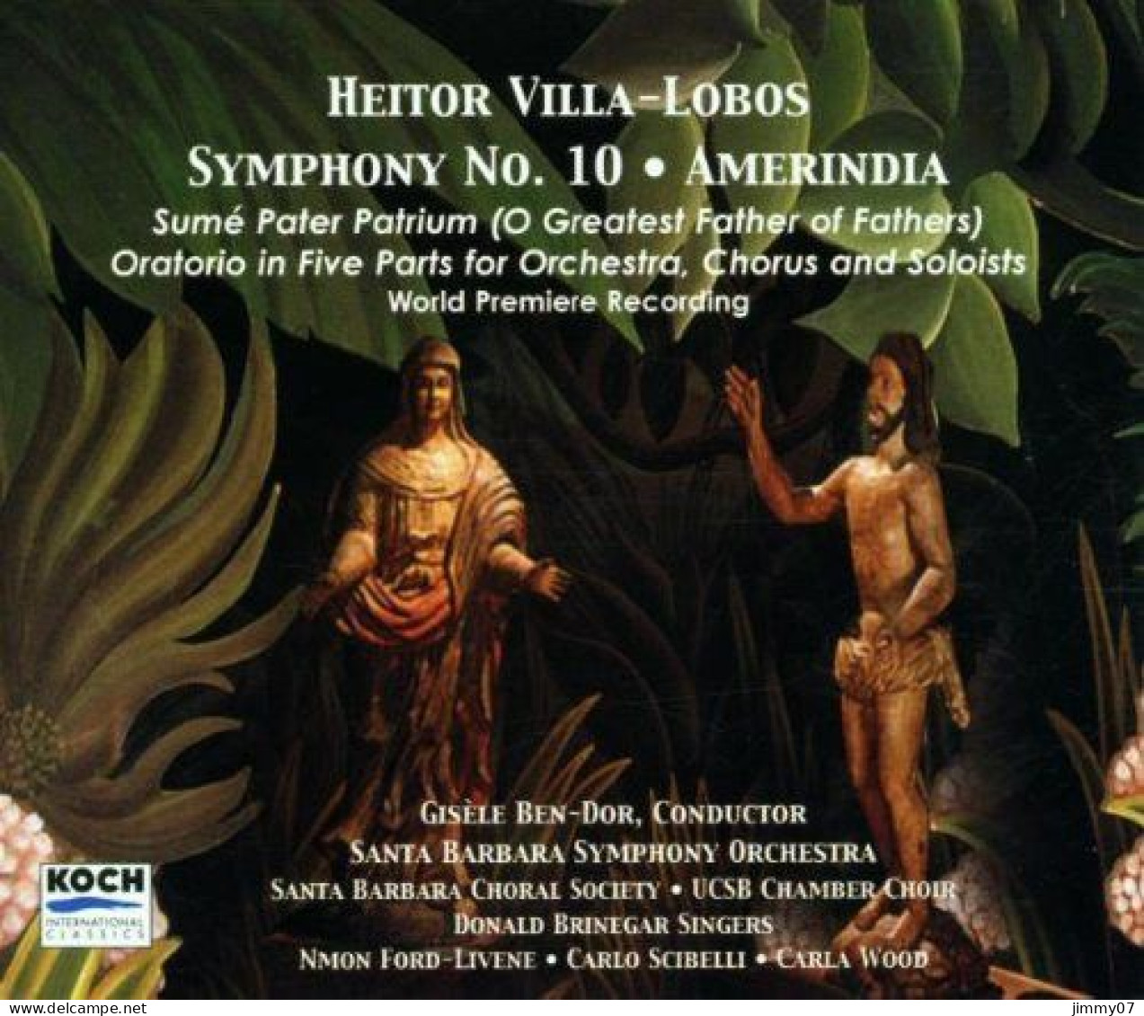 Heitor Villa-Lobos - Symphony No. 10 · Amerindia (CD, Album, Sli) - Klassik