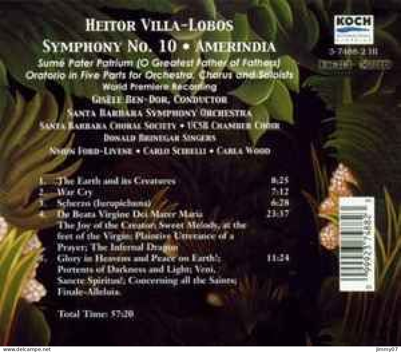 Heitor Villa-Lobos - Symphony No. 10 · Amerindia (CD, Album, Sli) - Classica