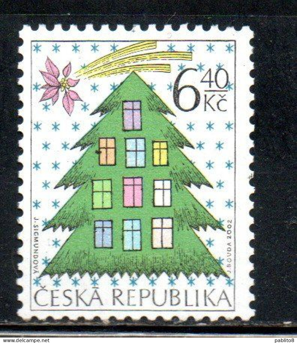 CZECH REPUBLIC CECA REPUBBLICA CZECHOSLOVAKIA 2002 CHRISTMAS NATALE NOEL WEIHNACHTEN NAVIDAD 6.40k MNH - Ongebruikt