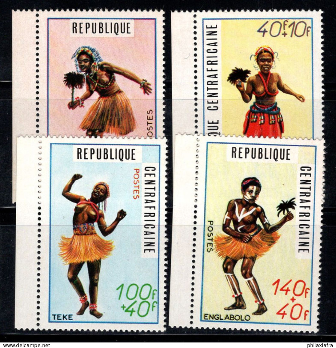 République Centrafricaine 1971 Mi. 230-233 Neuf ** 100% DANSER - Repubblica Centroafricana